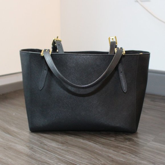 Tory Burch Black Leather Satchel - Picture 2 of 10